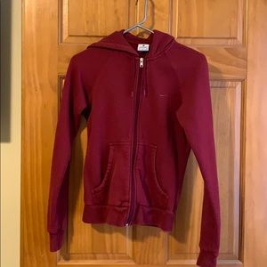 Nike hooded zip up sweatshirt